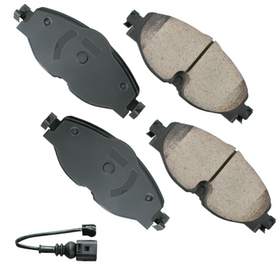 Audi VW Disc Brake Pad Set - Akebono Euro 5Q0698151AM