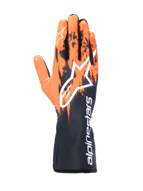 ALPINESTARS TECH-1 K V3 GLOVES - BLACK ORANGE WHITE - 2XL (3551724-134-2XL)