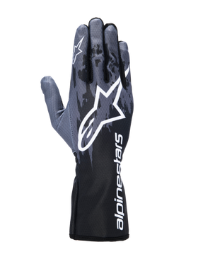 ALPINESTARS TECH-1 K V3 GLOVES - BLACK ANTHRACITE - S (3551724-104-S)