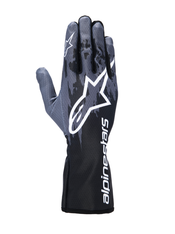 ALPINESTARS TECH-1 K V3 GLOVES - BLACK ANTHRACITE - S (3551724-104-S)
