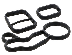 BMW Oil Filter Housing Gasket Set - Elring 11428591460