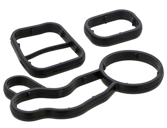 BMW Oil Filter Housing Gasket Set - Elring 11428591460