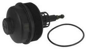 BMW Engine Oil Filter Housing Cap - Genuine BMW 11421744000