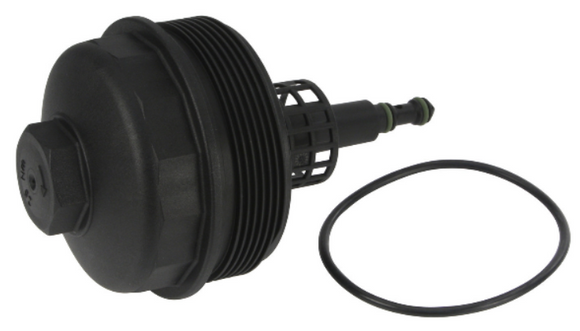 BMW Engine Oil Filter Housing Cap - Genuine BMW 11421744000