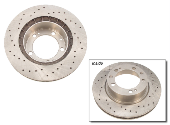 Porsche Disc Brake Rotor - Zimmermann Sport 460151252