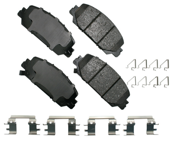 AKEBONO Pro-ACT Ultra-Premium Ceramic Front Brake Pads 2017-2025 Honda CR-V/Clarity/HR-V