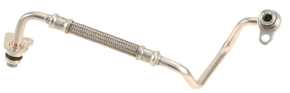 BMW Turbocharger Oil Inlet Pipe With Check Valve - Genuine BMW 11428678840