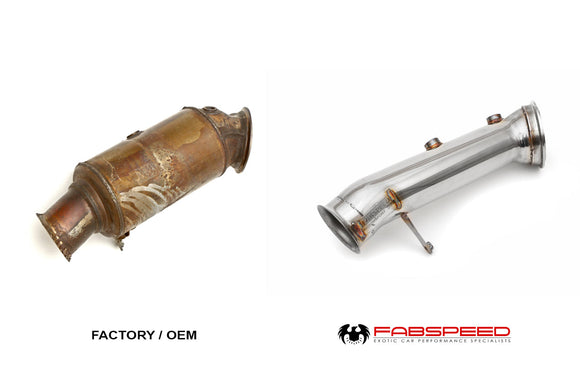 Fabspeed BMW 335i & 435i (F30/F32) Cat Bypass Downpipe