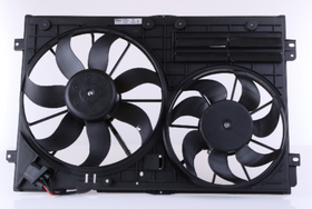 Audi VW Cooling Fan Shroud and Fans- Nissans 1K0121205AJ