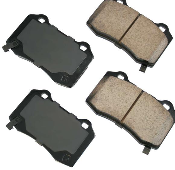 AKEBONO PERFORMANCE Ultra-Premium Ceramic Brake Pads Rear 2010-2016 Hyundai Genesis Coupe