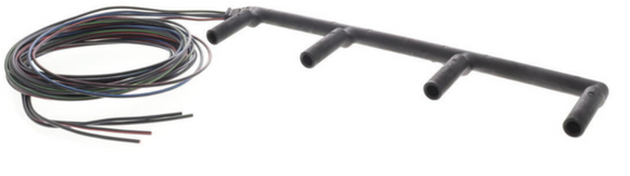 VW Glow Plug Wiring Harness - Vemo 038971782C