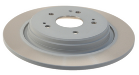 Akebono PRO-ACT High Carbon Zinc Coated Rear Brake Disc (Rotor) 2015-2025 Honda CR-V/HR-V + Acura TLX