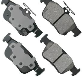 AKEBONO Pro-ACT Ultra-Premium Ceramic Rear Brake Pads 2016-2021 Honda Civic