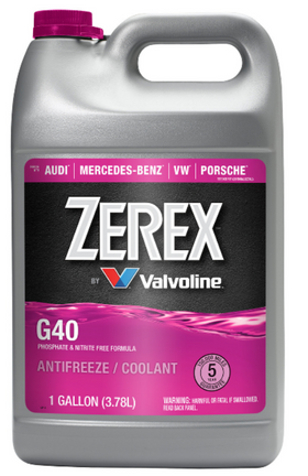 Audi Mercedes Porsche VW Engine Coolant / Antifreeze (1 Gallon) - Zerex 861526