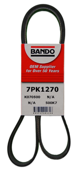 Audi Supercharger Belt - Bando 06E903137AB 7PK-1270 - 0