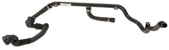 BMW Heater Core Return and Expansion Tank Hose - Genuine BMW 17127525869