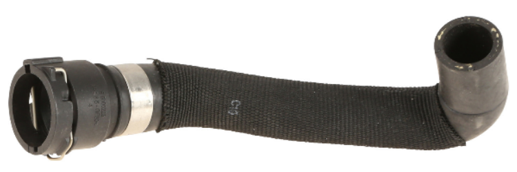 Audi Engine Coolant Reservoir Hose - Genuine Audi 8K0121109Q