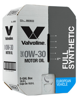 Valvoline 0W30 European Vehicle Full Synthetic 5 Gal