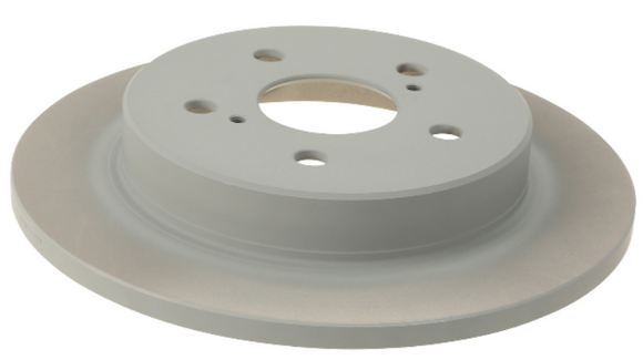 Akebono PRO-ACT High Carbon Zinc Coated Brake Rear Disc (Rotor) 2015-2017 Lexus NX200t