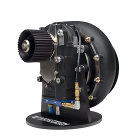 Vortech V-30 123A. Straight Discharge. CCW Rotation. Black Finish