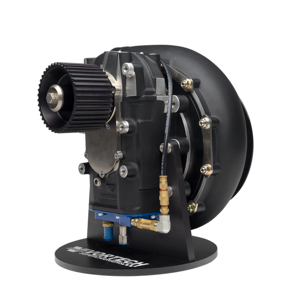 Vortech V-30 123A. Straight Discharge. CCW Rotation. Black Finish