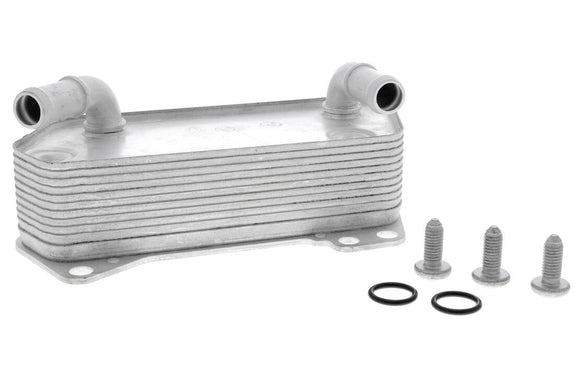 VEMO VW Oil Cooler, automatic transmission 02E 409 061D kit