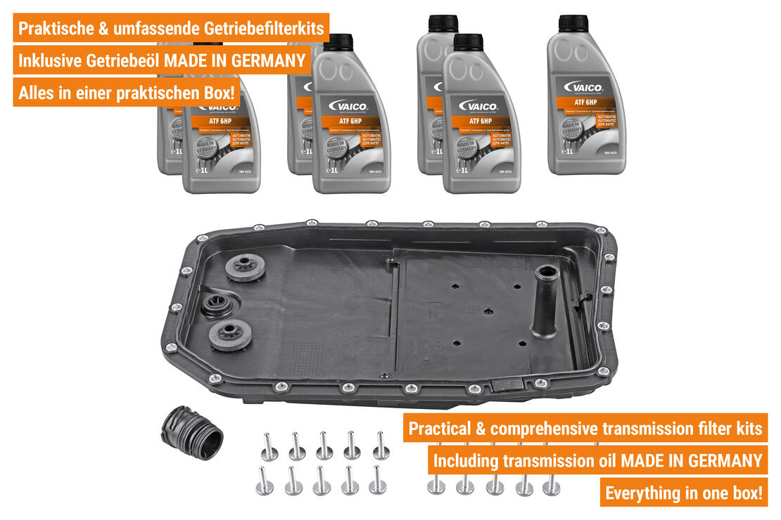 VAICO BMW Automatic Transmission Oil Change Kit 24 15 2 333 903