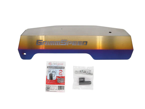 GrimmSpeed Titanium Pulley Cover 2015–2021 Subaru WRX (FA20 Engine)
