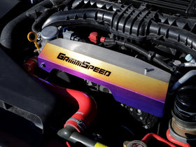 GrimmSpeed Titanium Pulley Cover 2015–2021 Subaru WRX (FA20 Engine) - 0