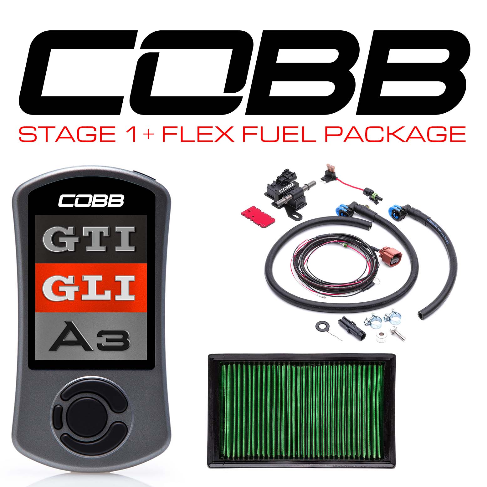 STAGE 1 + FLEX FUEL POWER PACKAGE WITH DSG / S TRONIC FLASHING FOR VOLKSWAGEN (MK7/MK7.5) GTI, JETTA (A7) GLI, AUDI A3 (8V)