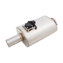 Xforce Universal Varex Valved Oval Muffler in 3Inch-1