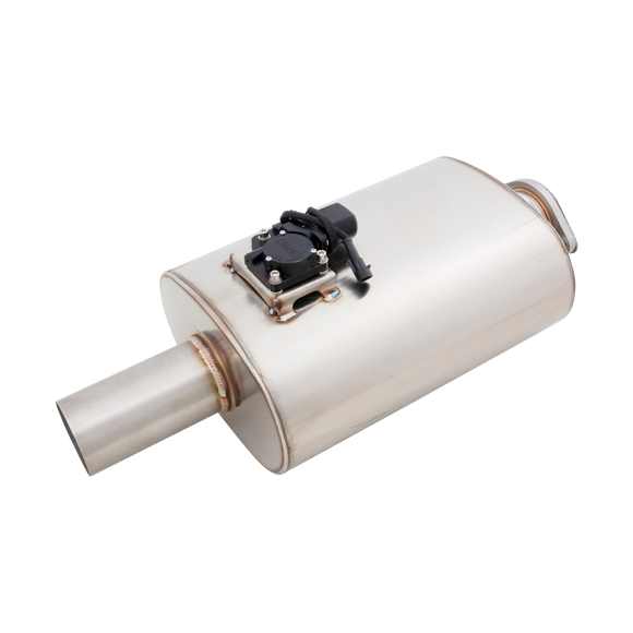 Xforce Universal Varex Valved Oval Muffler in 3Inch