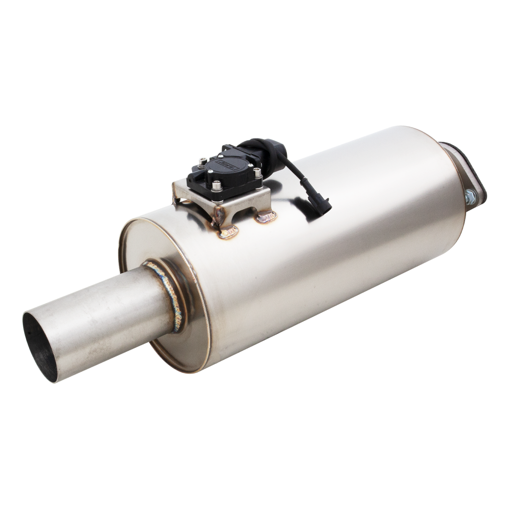 Xforce 2.5 Inch Inlet 6.5 Inch Round Varex Muffler
