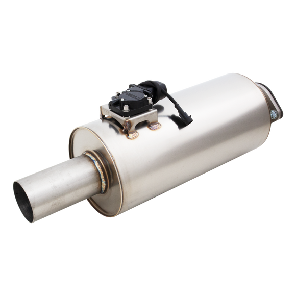 Xforce 2.5 Inch Inlet 6.5 Inch Round Varex Muffler