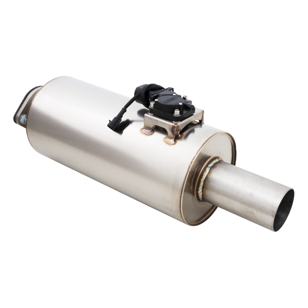 Xforce 3 Inch Inlet 7 Inch Round Varex Muffler