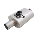 Xforce Varex Valved Oval Muffler in 4 Inch Inlet-1