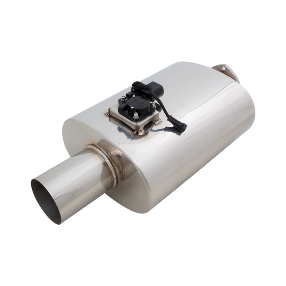 Xforce Varex Valved Oval Muffler in 4 Inch Inlet