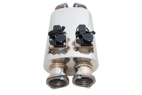 Xforce Varex Valved Muffler Dual 3 Inch Inlet & Outlet - 0