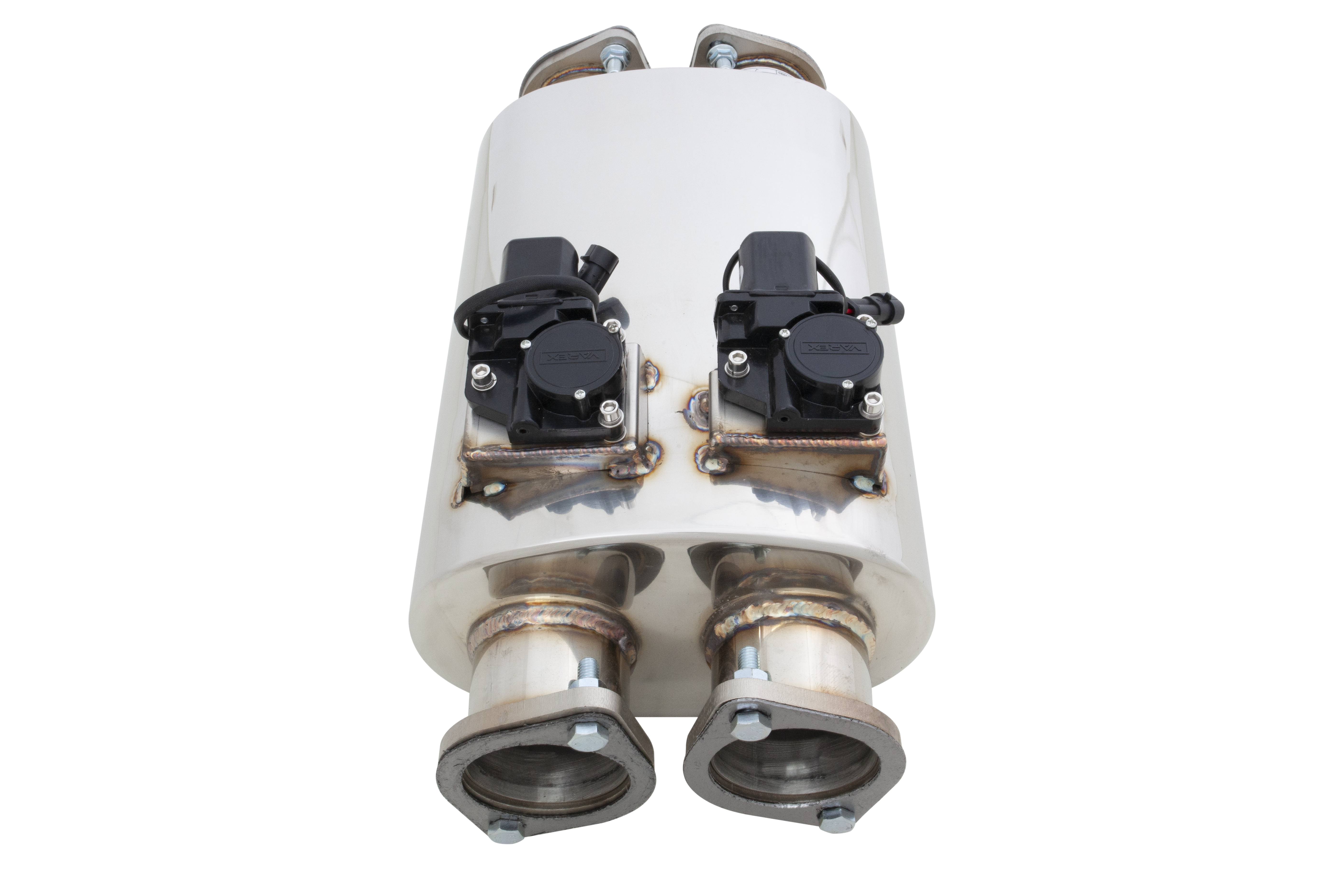 Xforce Varex Valved Muffler Dual 3 Inch Inlet & Outlet - 0