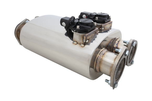 Xforce Varex Valved Muffler Dual 3 Inch Inlet & Outlet