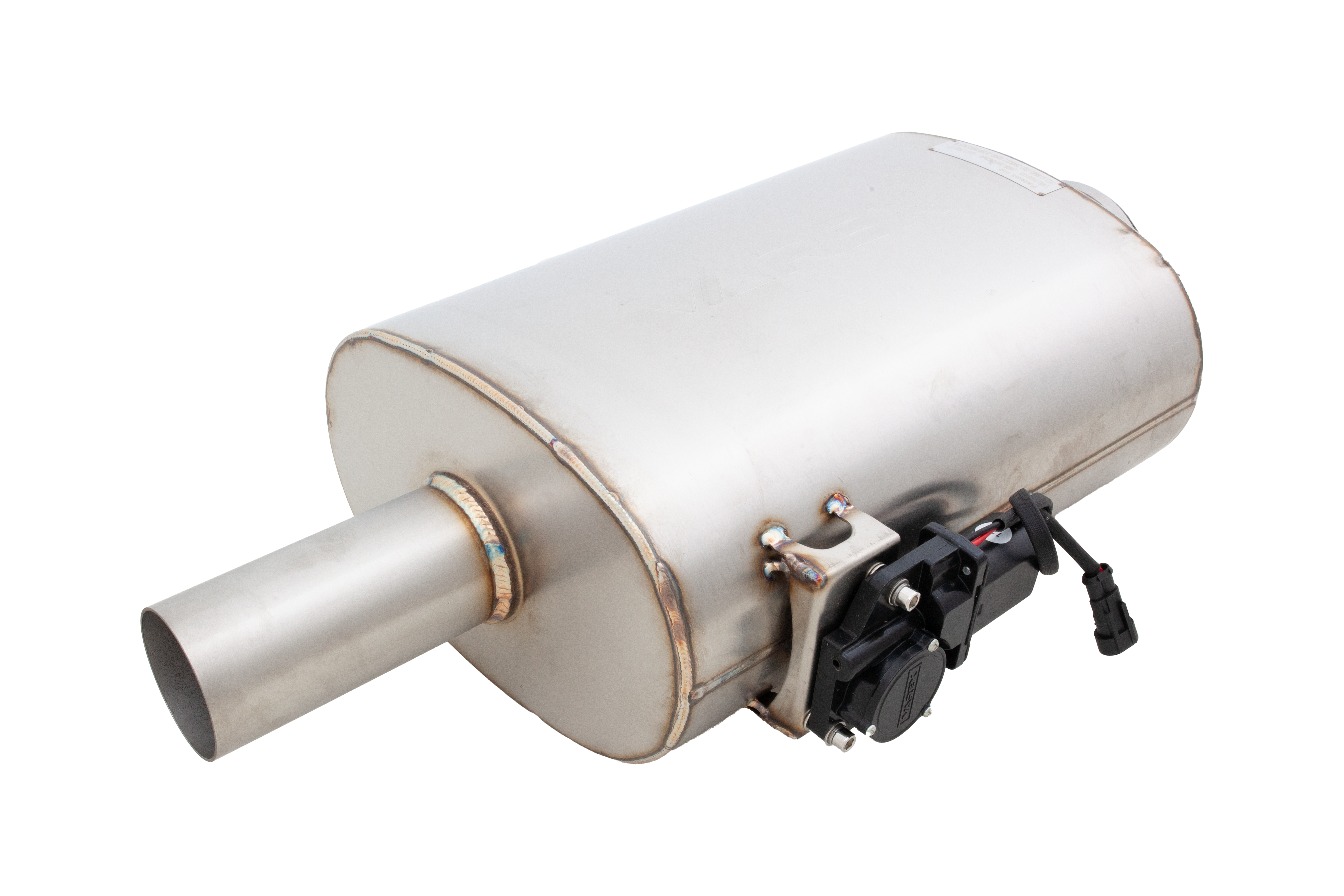 Xforce 2.5 Inch Varex Valved Muffler with Side Mount Motor