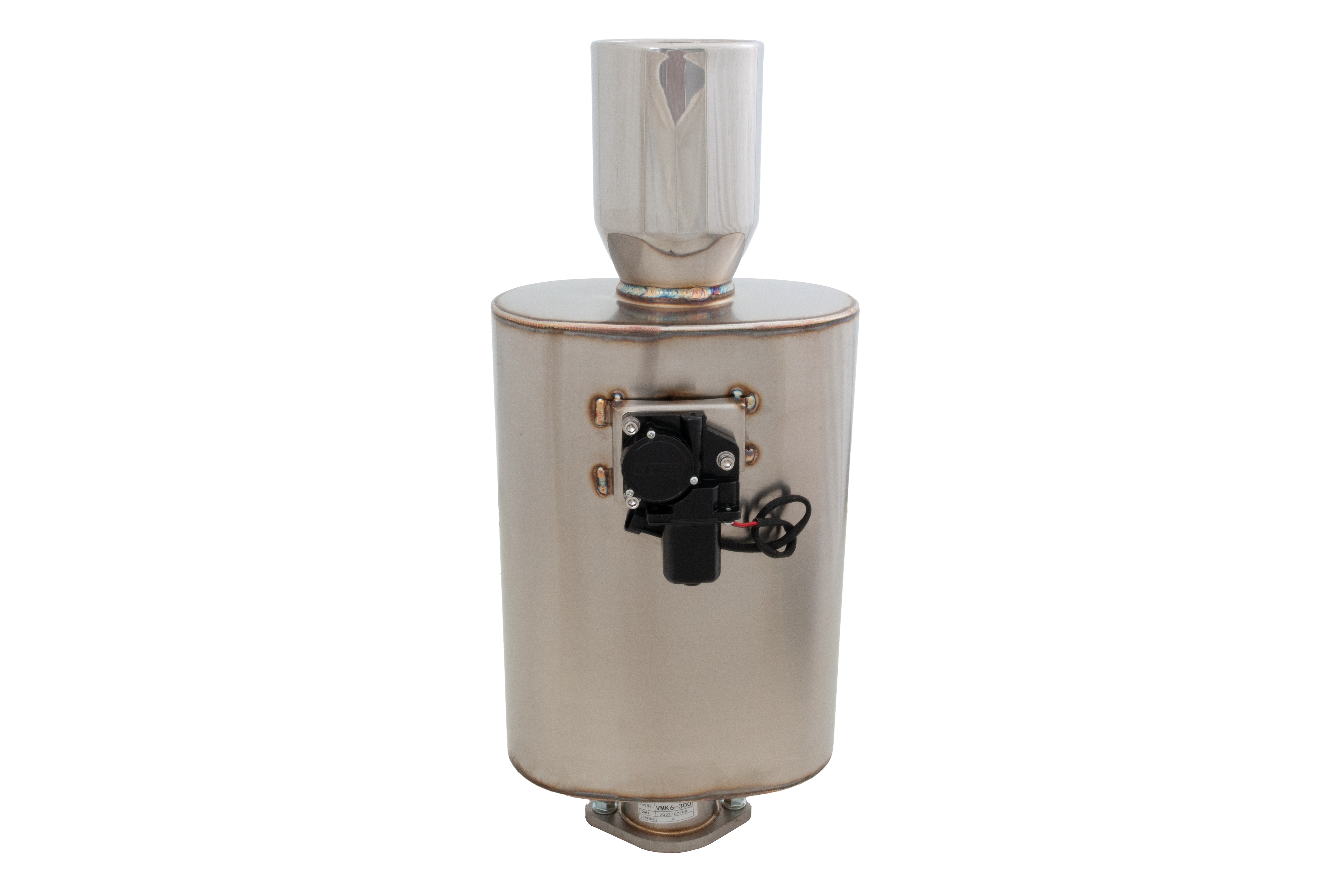 Xforce Varex Universal Oval 6X10". 16" Body Length.3" Flanged Inlet. 4" Single-" - 0