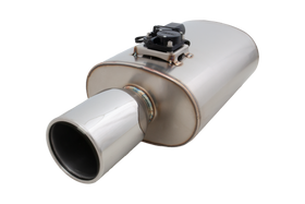 Xforce Varex Universal Oval 6X10". 16" Body Length.3" Flanged Inlet. 4" Single-"