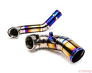 VR Performance Toyota Supra MKV Titanium Chargepipe and J-Pipe Kit BMW 2015-2021-4