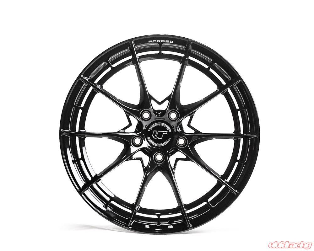 VR Forged D03-R Wheel Package Audi Q5 20x9.0 Squared Gloss Black - 0
