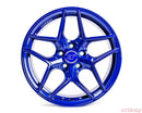VR Forged D04 Wheel Package Subaru WRX STI 18x9.5 Dark Blue-2