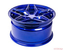 VR Forged D04 Wheel Package Toyota GR Corolla 18x9.5 Dark Blue-3