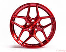 VR Forged D04 Wheel Package Subaru WRX STI 18x9.5 Brushed Red-2