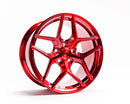 VR Forged D04 Wheel Package Subaru WRX STI 18x9.5 Brushed Red-1