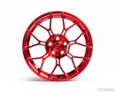VR Forged D09 Wheel Package Toyota GR Corolla 18x9.5 Brushed Red-2